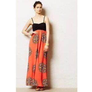 Anthropologie Lilka Coral Canyon Maxi Dress